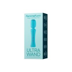 Vibrador Ultra Wand Azul Recargable Silicona