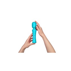 Vibrador Ultra Wand Azul Recargable Silicona