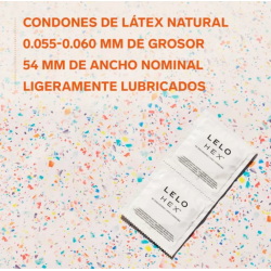 Lelo Hex Preservativos 12 unidades