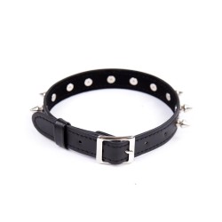 Collar Chocker Negro con pinchos