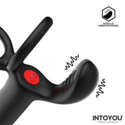 Intoyou Magnor Arnés doble penetración vibración