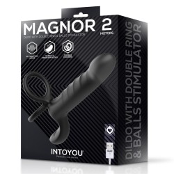 Intoyou Magnor Arnés doble penetración vibración