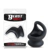 Best rings Anillo doble estrangulador Pene testículos silicona líquida