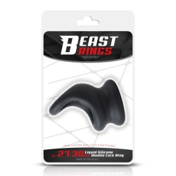 Best rings Anillo doble estrangulador Pene testículos silicona líquida
