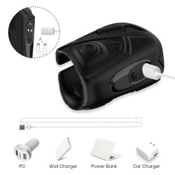 Masturbador Blue Sky Pene Silicona Recargable Negro