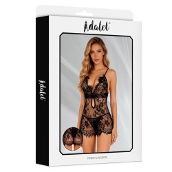 Adalet Vestido negro Fiora con tanga S/M