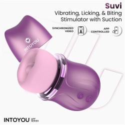 IntoYou Suvi Mimi Boca con lengua, mordida y succión APP USB