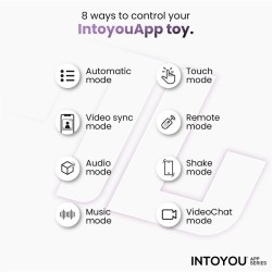 IntoYou Suvi Mimi Boca con lengua, mordida y succión APP USB