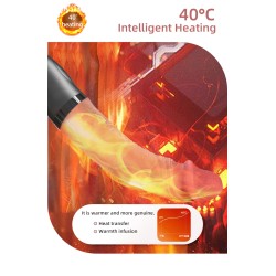 Pene Vibrador, sube y baja y calor 23'50 cm USB
