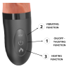 Pene Vibrador, sube y baja y calor 23'50 cm USB