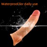 Funda Pene Realística Silicona Líquida S/M 18 cm