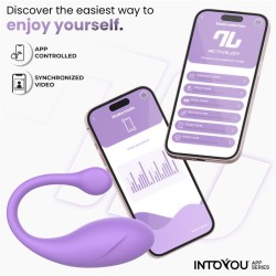 Vibrador Huevo Bulby con APP Lila